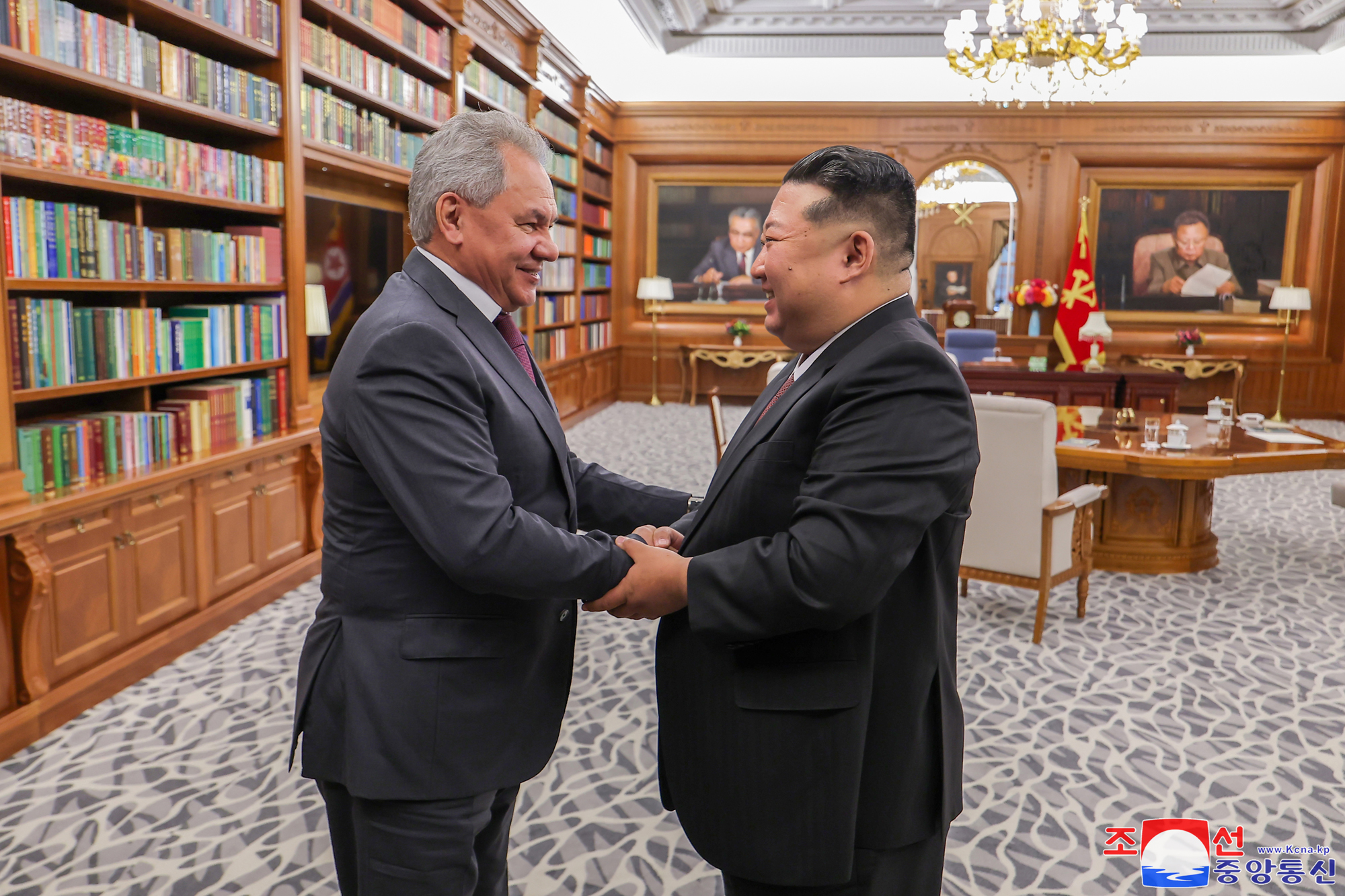 Respected Comrade Kim Jong Un meets Secretary of Russian Security Council Sergei Shoigu