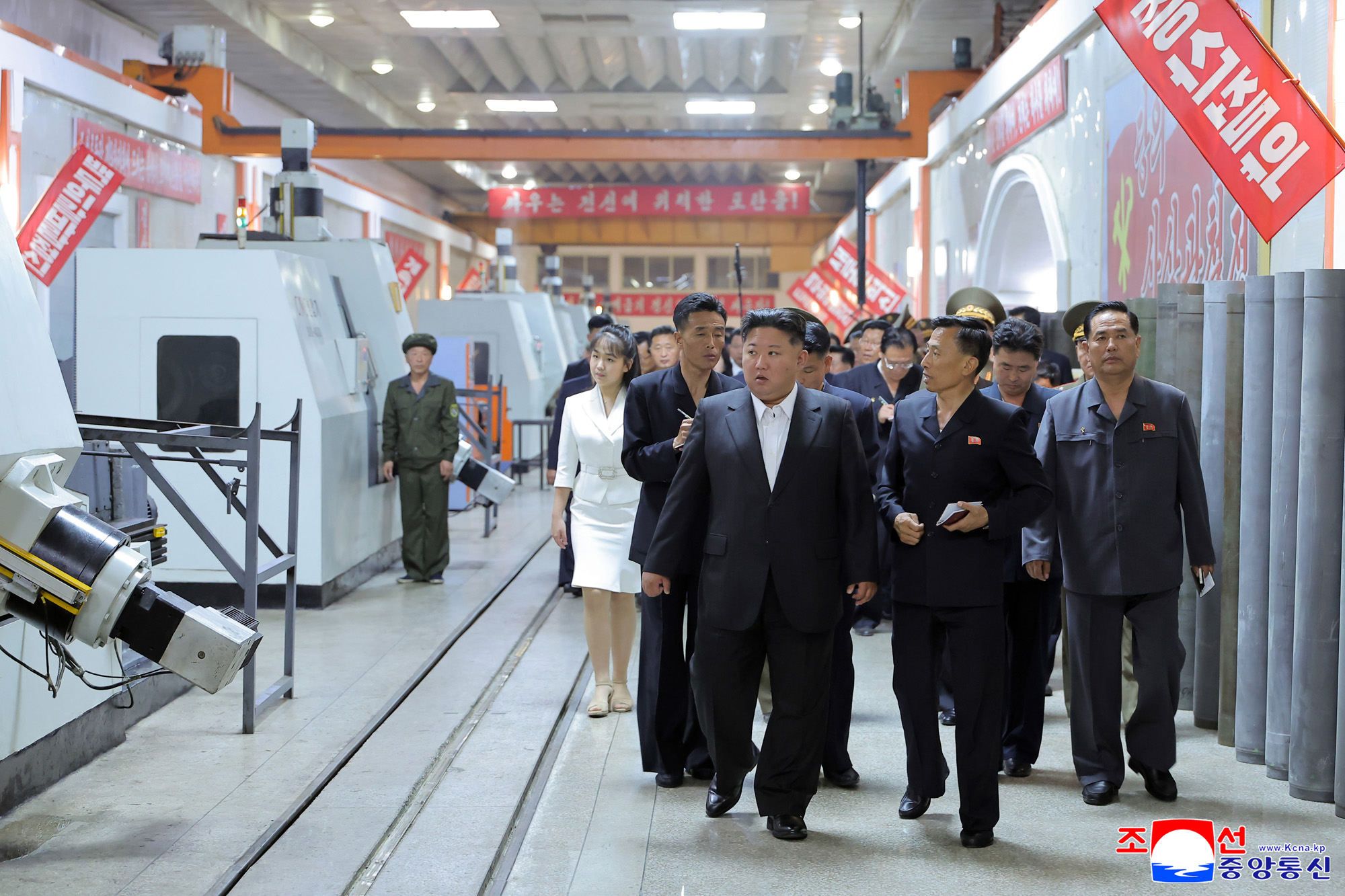 Respected Comrade Kim Jong Un gives field guidance at major munitions industry enterprise