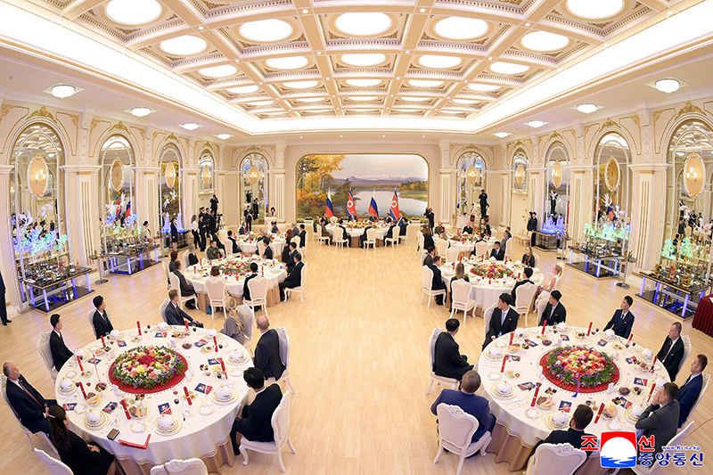 Reception given to mark anniv of DPRK-Russia comprehensive strategic partnership treaty