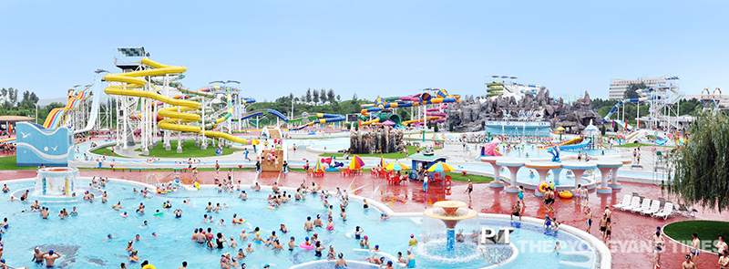Munsu Water Park has a full house every day