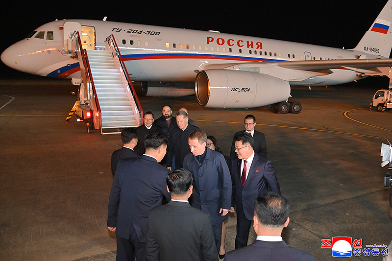 Russian economic delegation arrives in Pyongyang