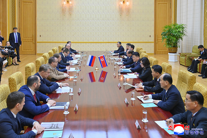 Talks between co-chairmen of DPRK-Russia Inter-governmental Committee for Cooperation held