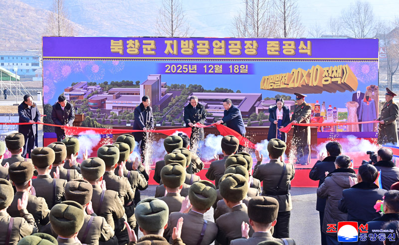 Regional-industry factories inaugurated in Pukchang County