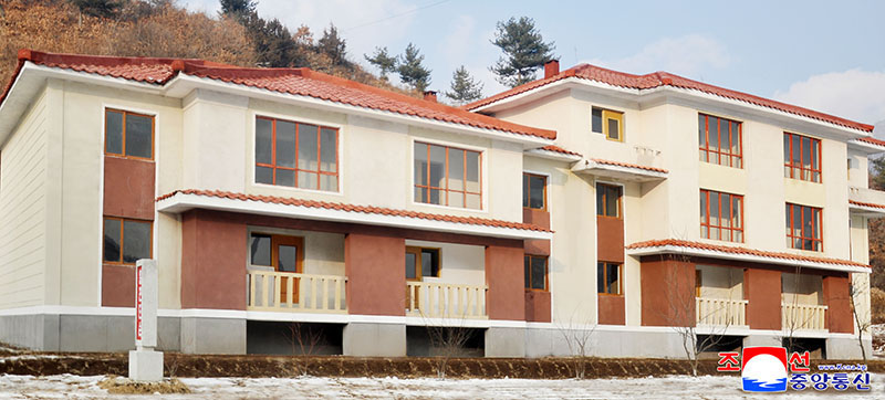 New houses built in North Hwanghae Province