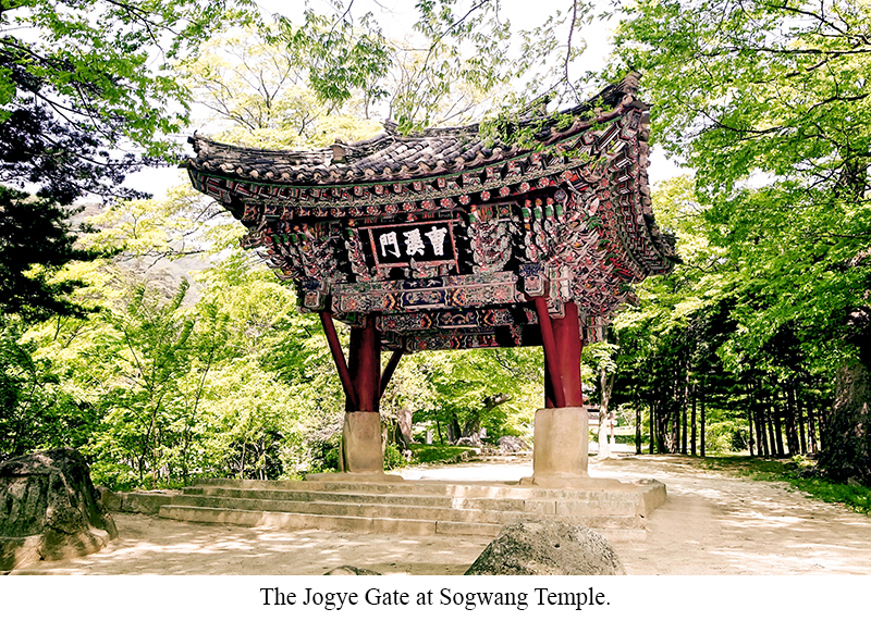 Gate shows distinctive architecture