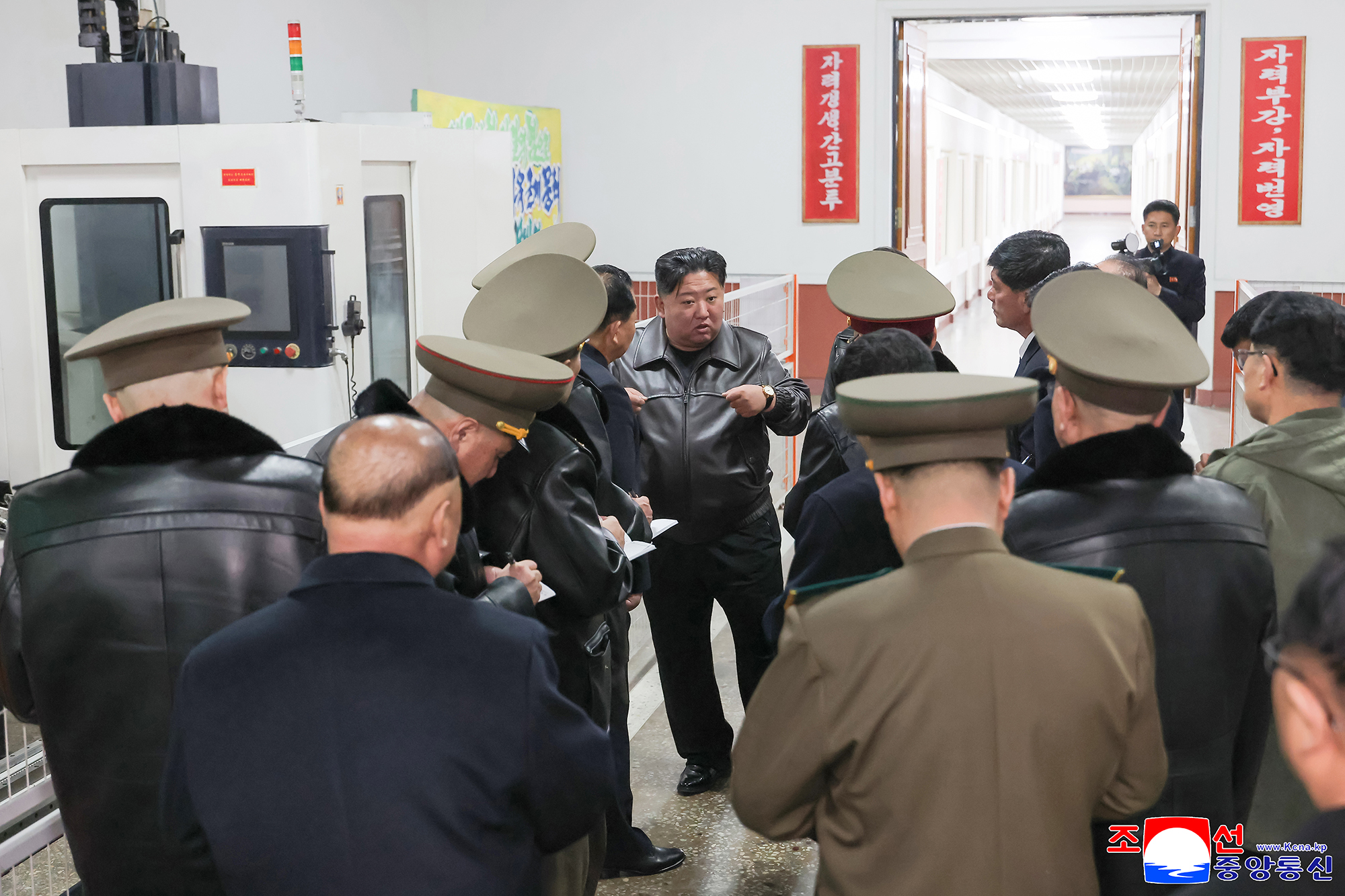Respected Comrade Kim Jong Un inspects major munitions factory