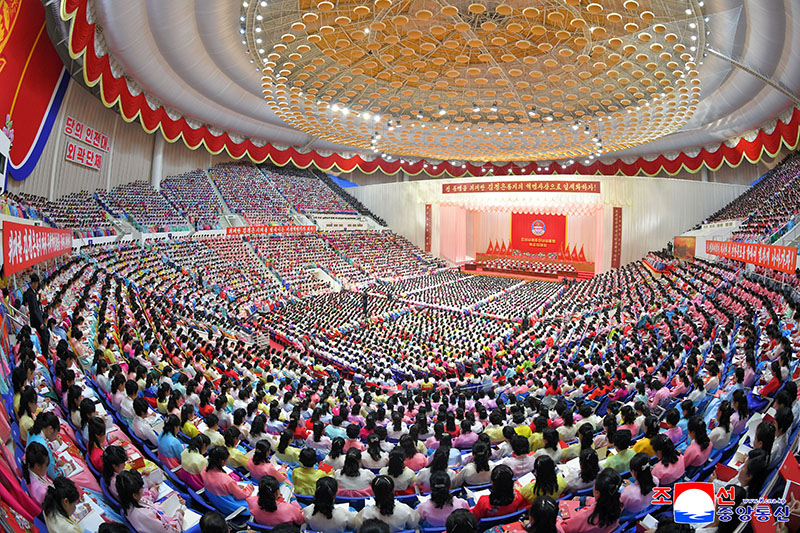 Eighth Congress of Socialist Women's Union of Korea held