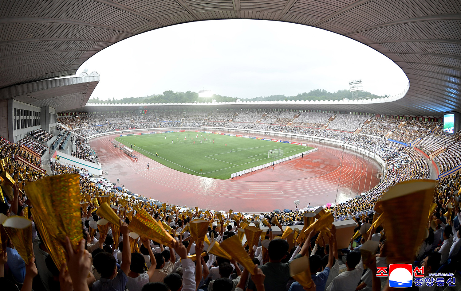 Football match held to mark National Liberation Day