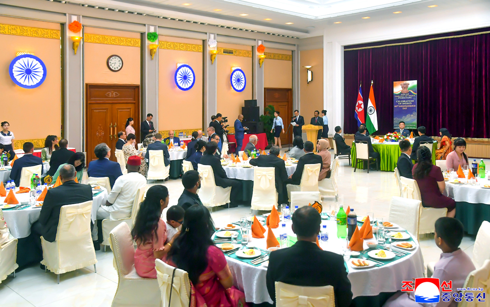 	Indian embassy in Pyongyang hosts reception