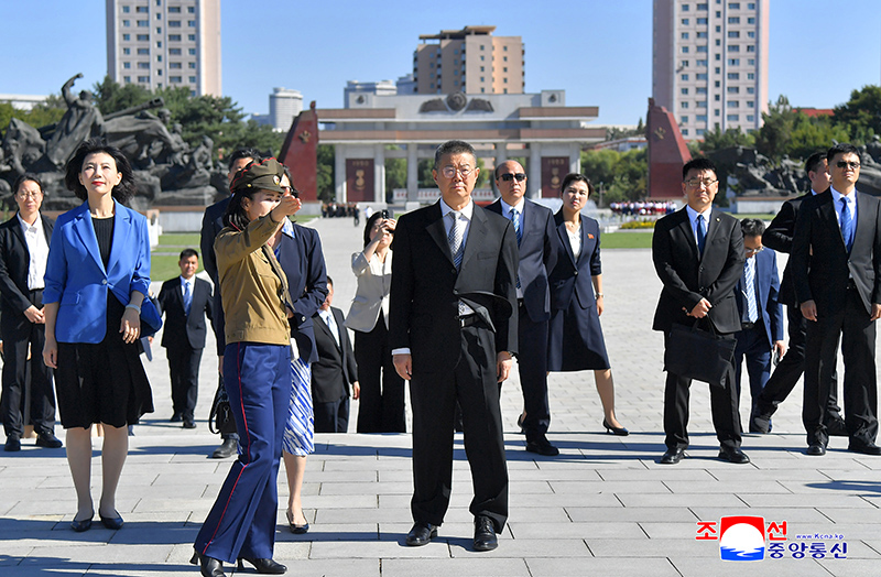 Chinese delegation of young cadres tours various places