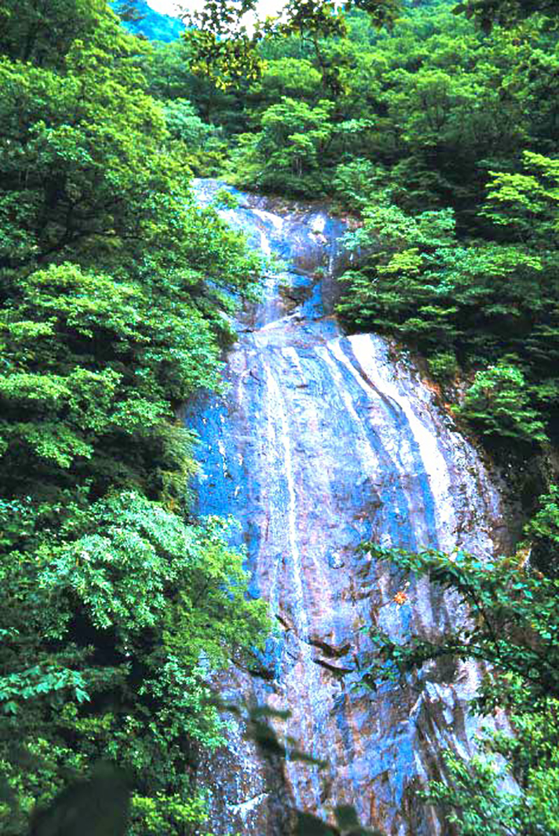 Natural monument—Chonju Falls in Puyon-ri