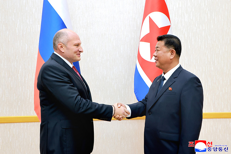 Talks held between DPRK Minister of Disaster Management and Russian Minister of Emergency Situations