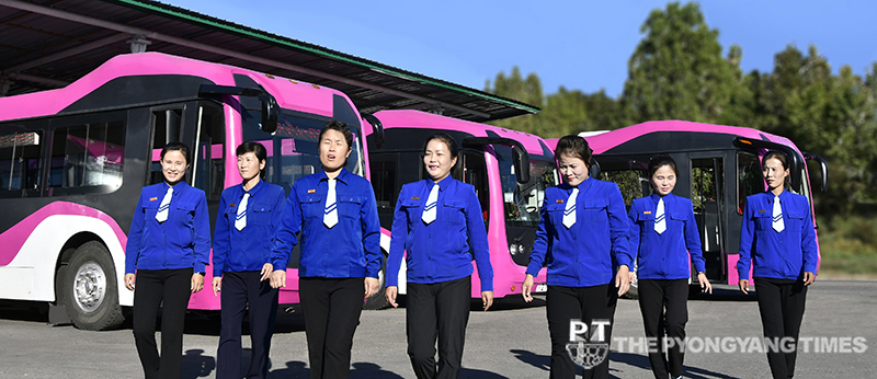 Women drivers of public buses