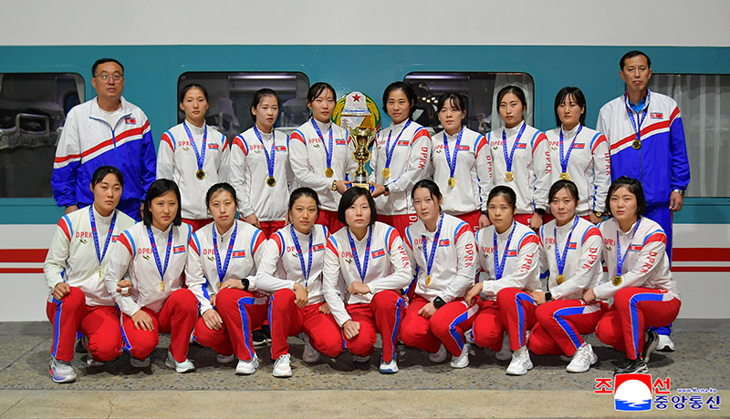 DPRK players return home after attending IHF Nations Trophy 2026 (Women) Asia Zone 1A